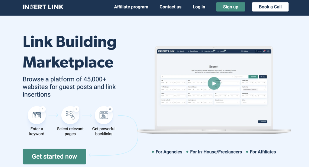 INSERT.LINK link building marketplace
